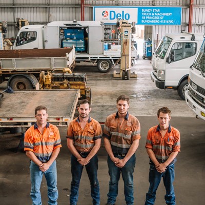 Our repairs team in our warehouse